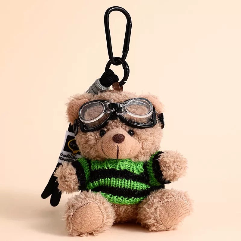🧸 Plush Bear Keychain | Trendy Bag Accessory 2025