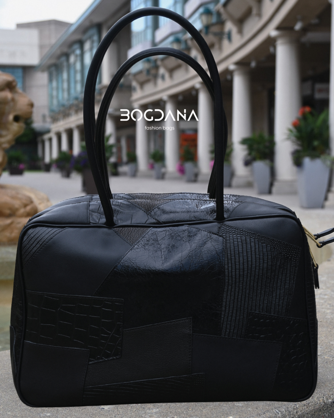 “Vera Forma” | Genuine Cowhide Leather Bag in Two Sizes. Women’s shoulder bag