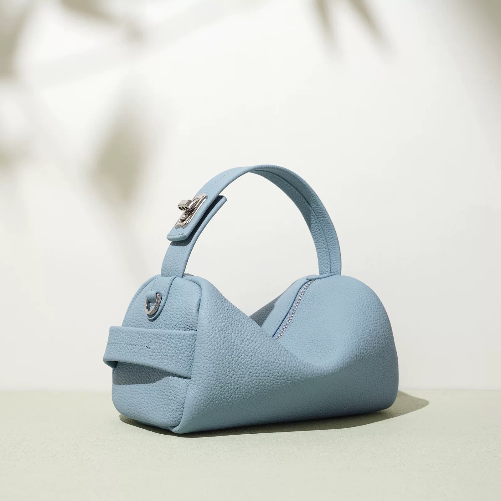 SoftDrop Grain Crossbody Bag — Compact Purse with Adjustable Long Strap