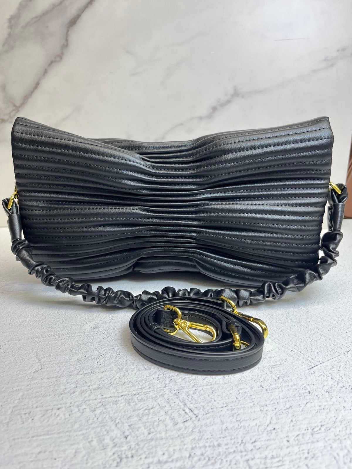 Genuine Leather Bag “Textured Grace”