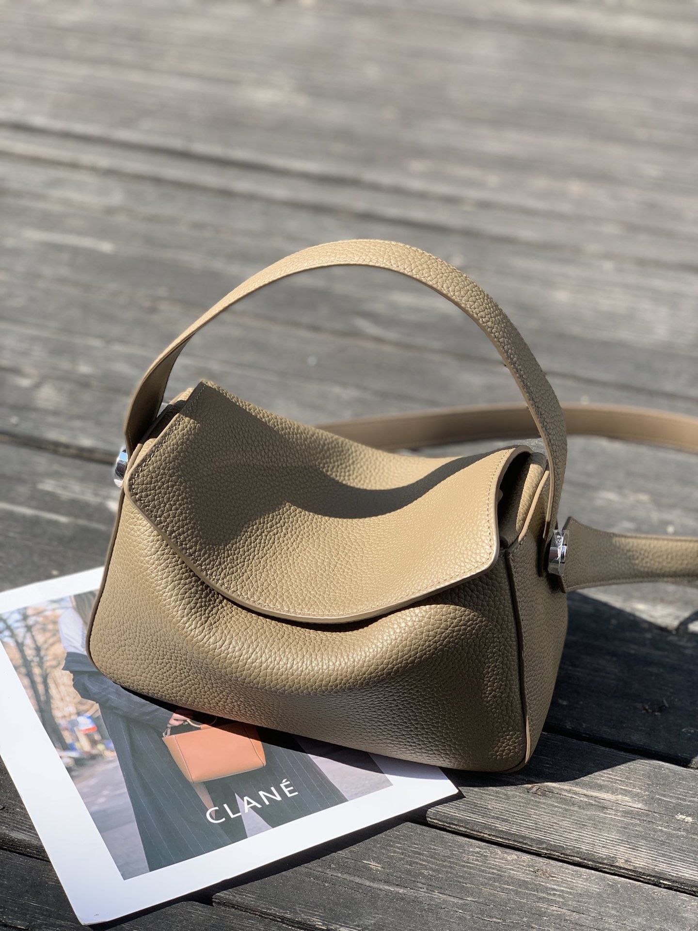 Dual Luxe – Genuine Leather Shoulder Bag