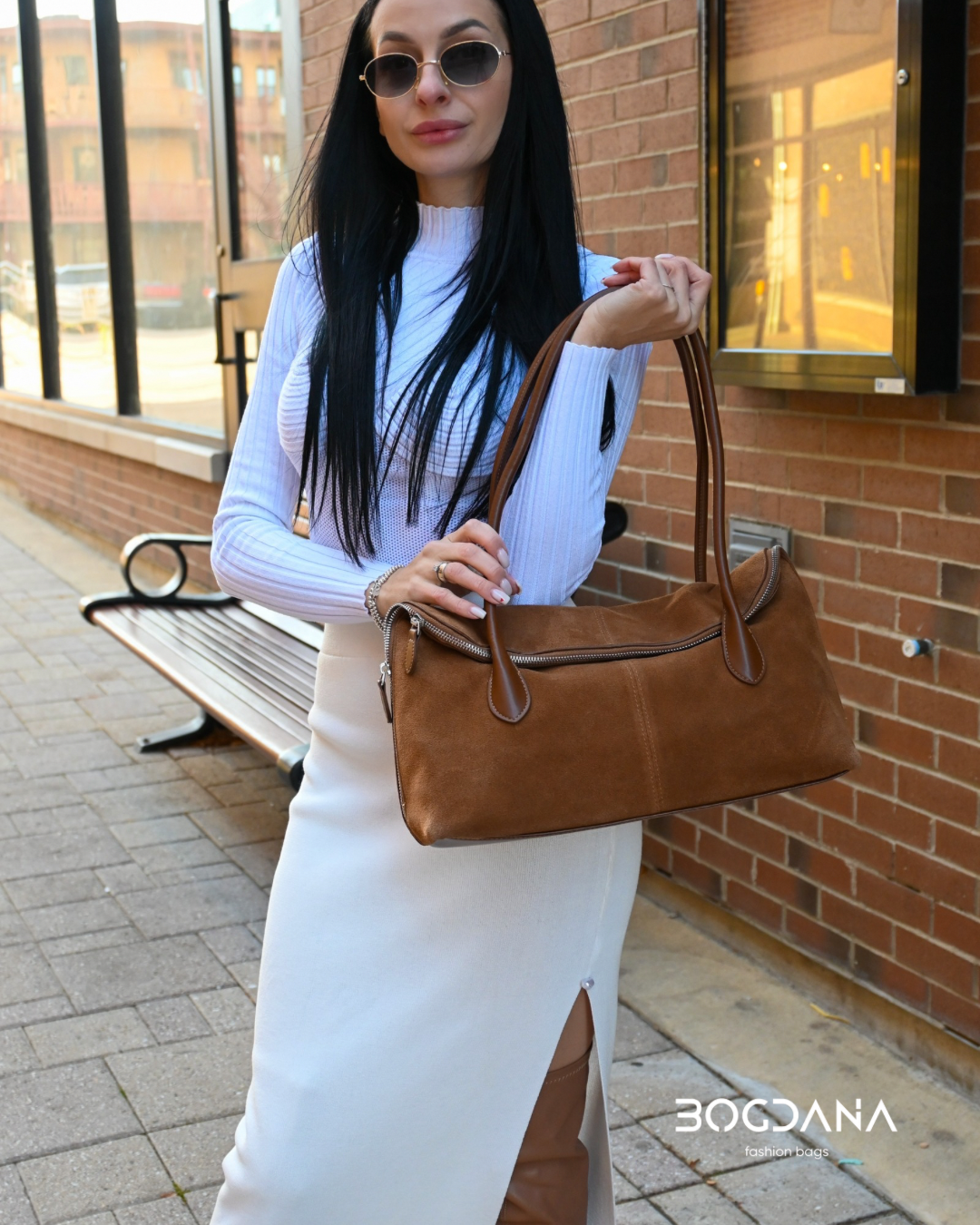 Heritage Luxe Large Shoulder Bag 🤎