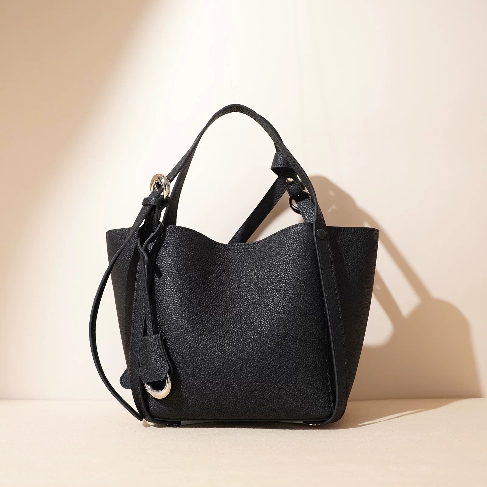 Narana Genuine Leather Bag with Matching Pouch — Style in Motion