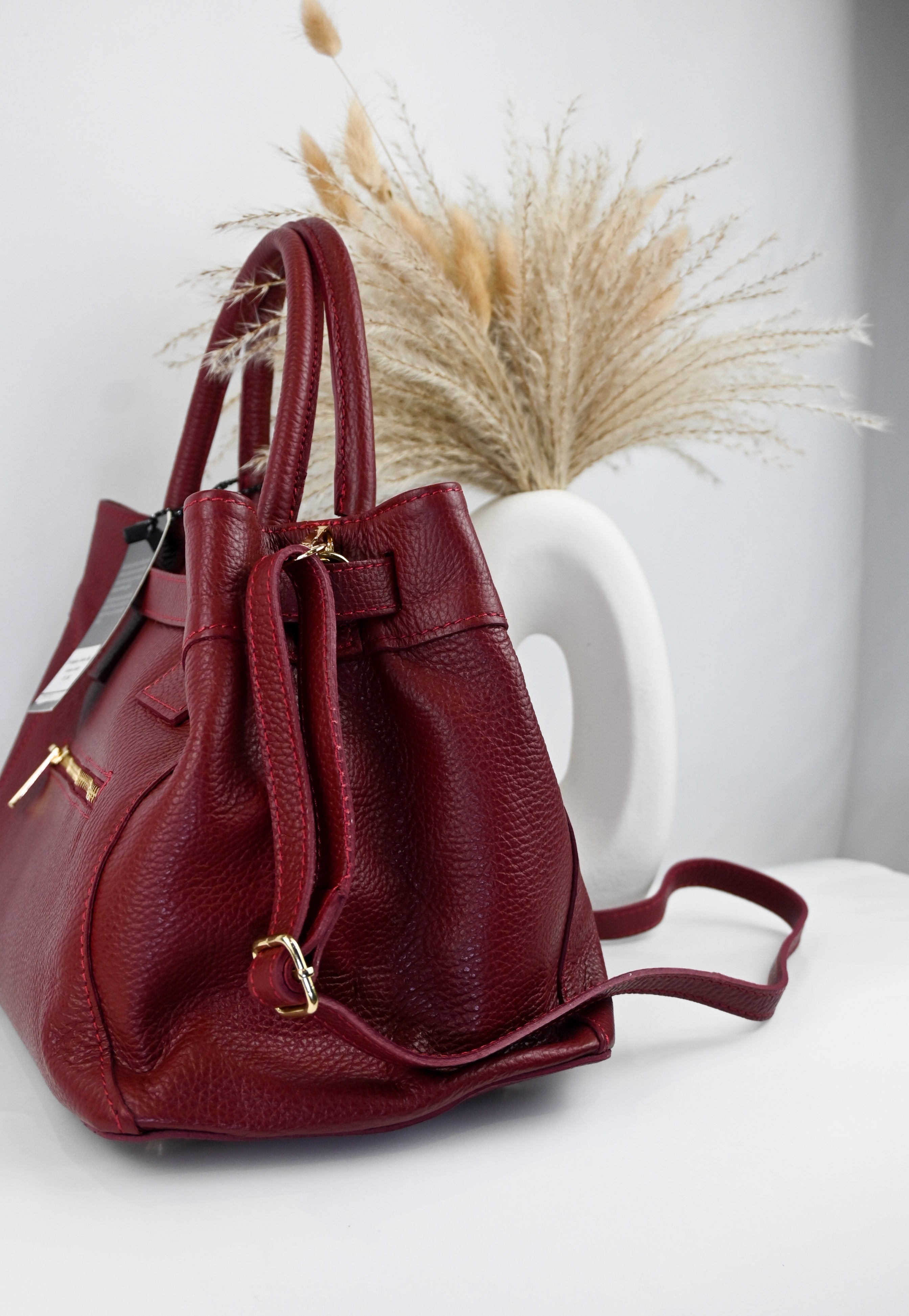 Bogdana Firenze – Genuine Leather Bag, Made in Italy 🇮🇹