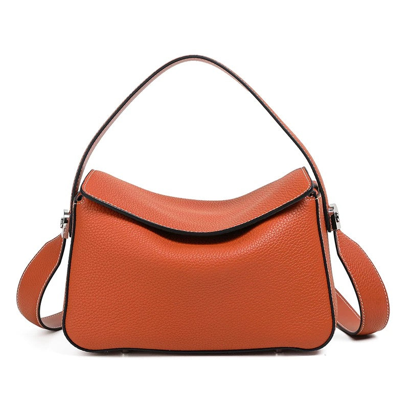 Dual Luxe – Genuine Leather Shoulder Bag