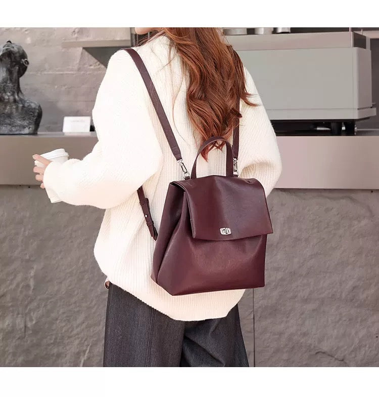 Timeless Leather Backpack Urban Elegance
