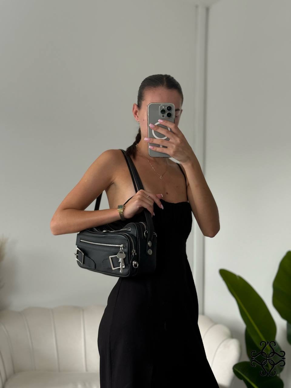 VIRELZA | Italian Leather Crossbody Bag