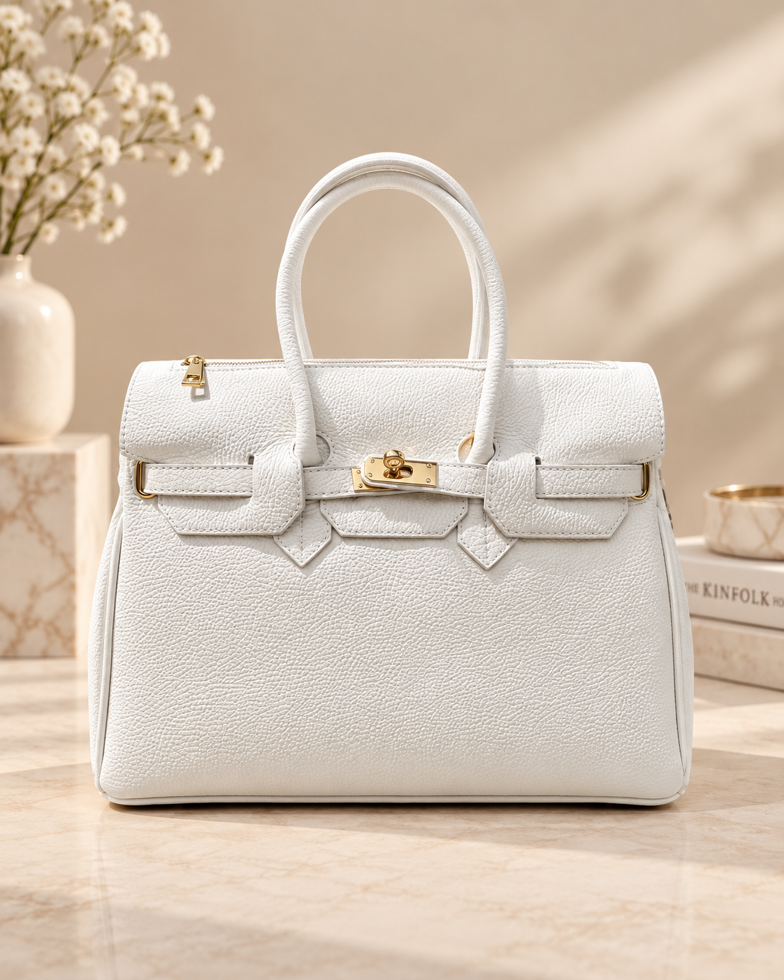 Verona Grande – Italian Leather Bag. Without a strap