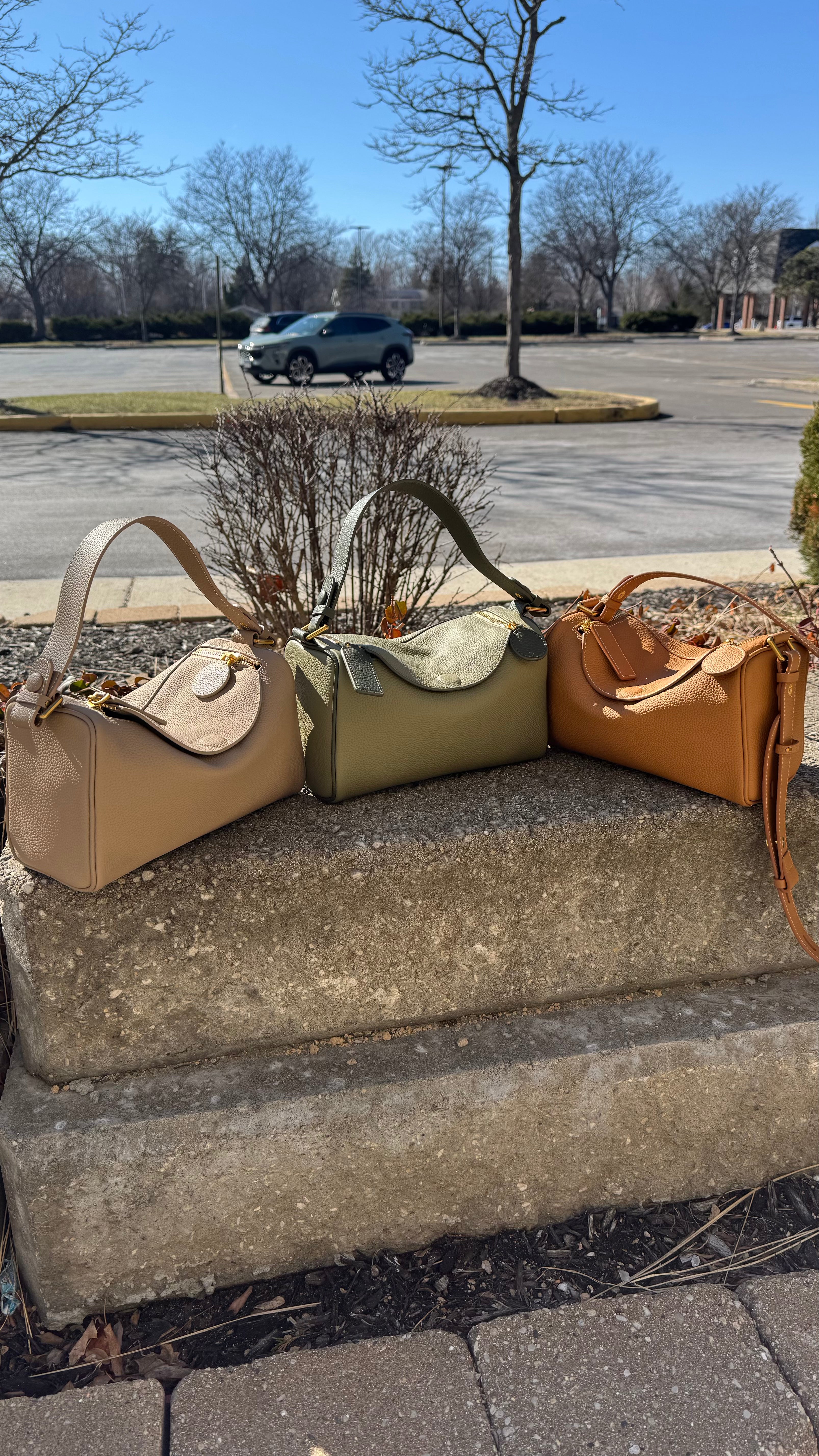Madelyn Luxe” — Premium Leather Convertible Crossbody & Shoulder Bag