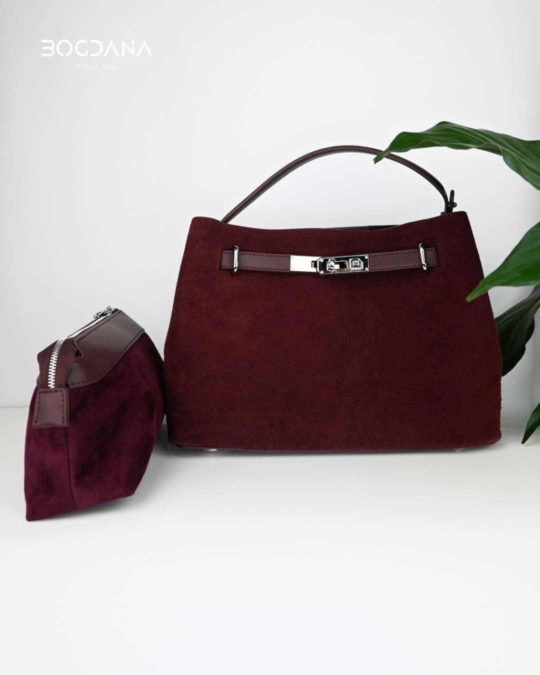 Velora Suede Elegance Bag
