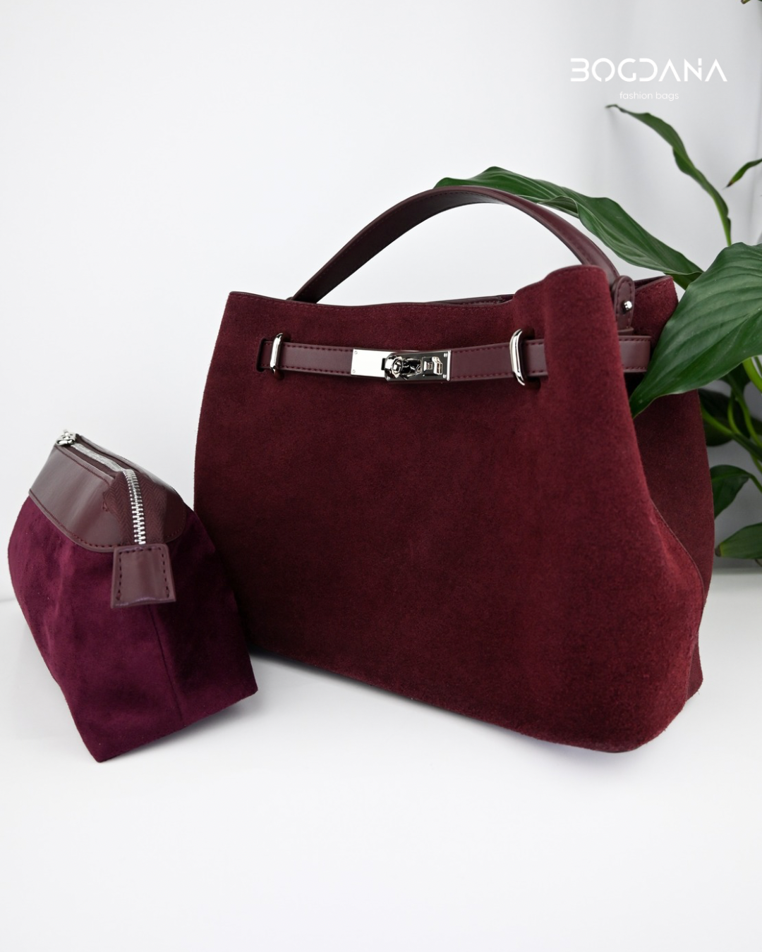 Velora Suede Elegance Bag
