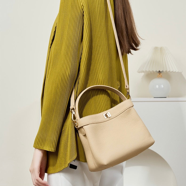 Urban Grace | Genuine Leather Bag with Leather Interior