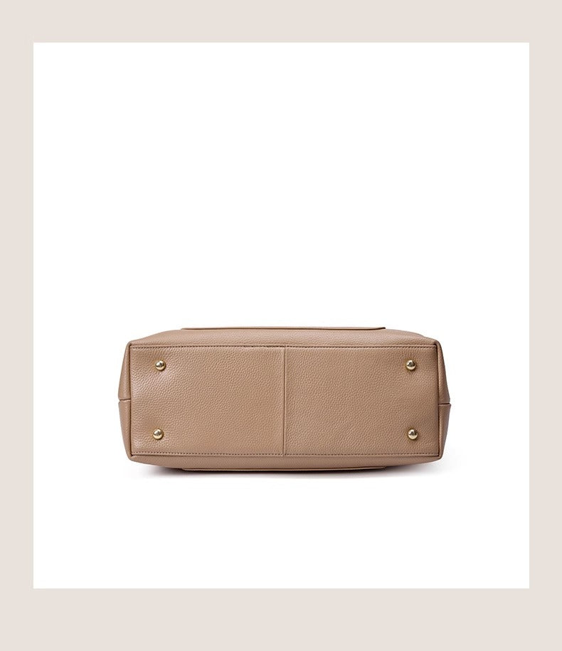 Spacious Leather Tote