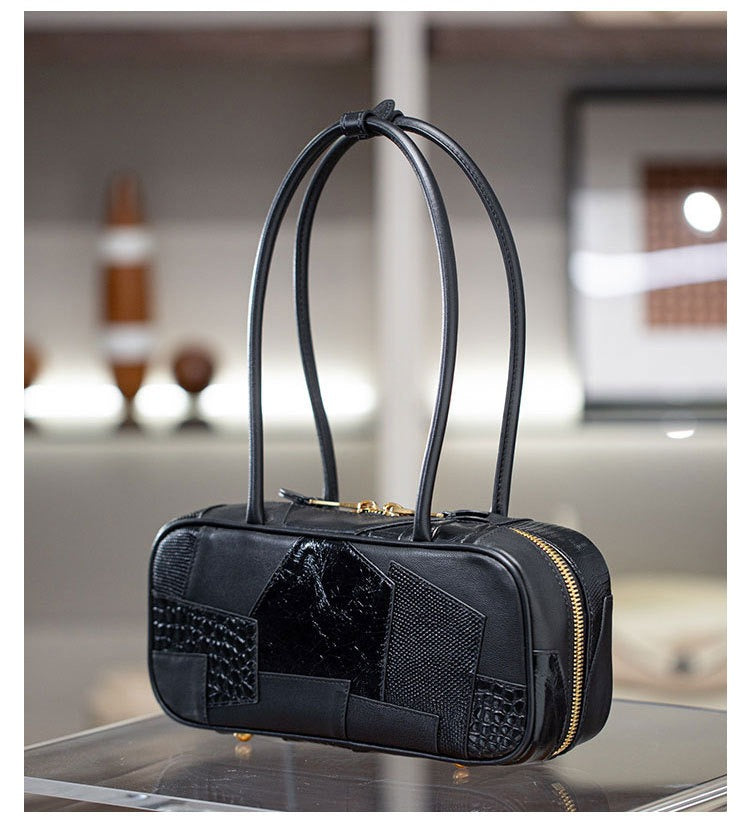 “Vera Forma” | Genuine Cowhide Leather Bag in Two Sizes. Women’s shoulder bag