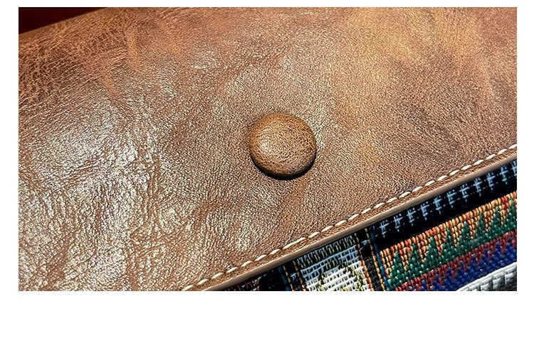 BOLD DENIM LEATHER — Crossbody That Talks Style
