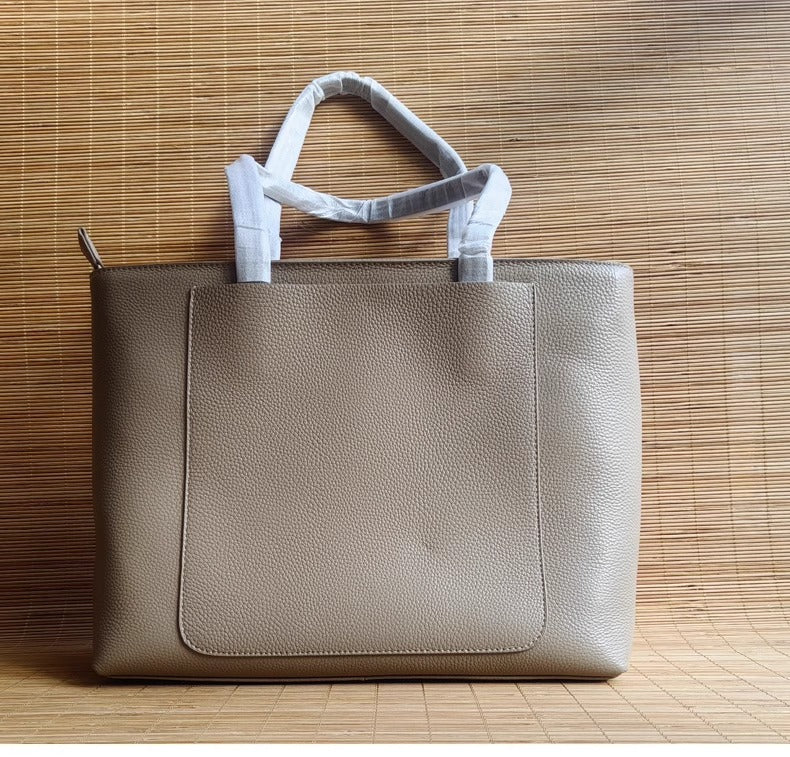 Spacious Leather Tote
