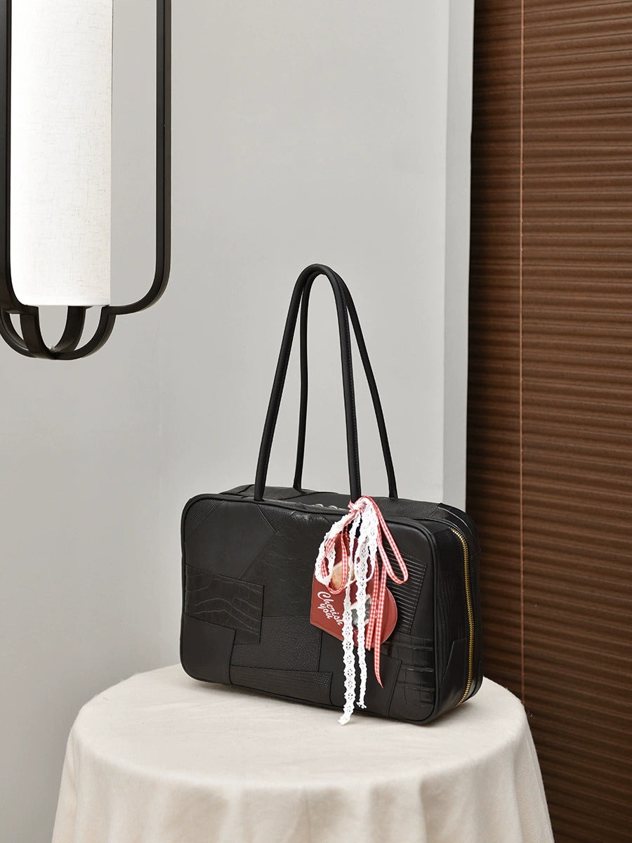 “Vera Forma” | Genuine Cowhide Leather Bag in Two Sizes