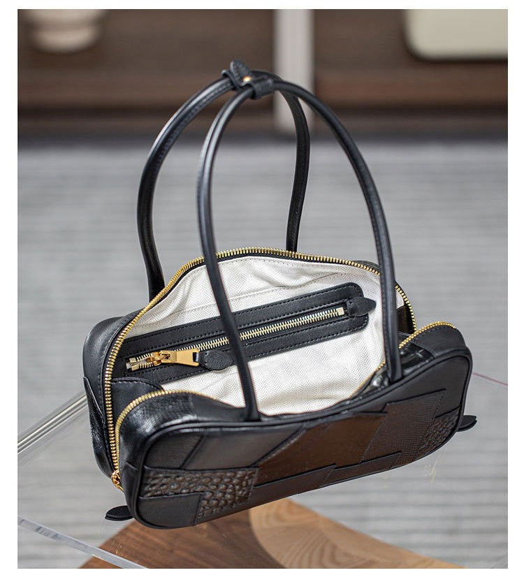 “Vera Forma” | Genuine Cowhide Leather Bag in Two Sizes