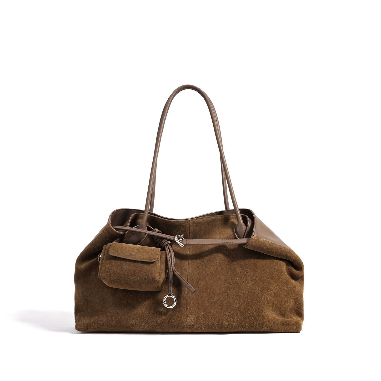 LA FORMA DUO — shoulder bag made from genuine leather and genuine suede (2 options)