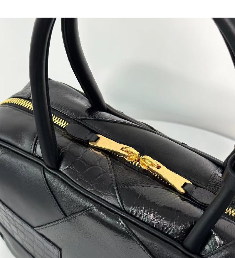 “Vera Forma” | Genuine Cowhide Leather Bag in Two Sizes