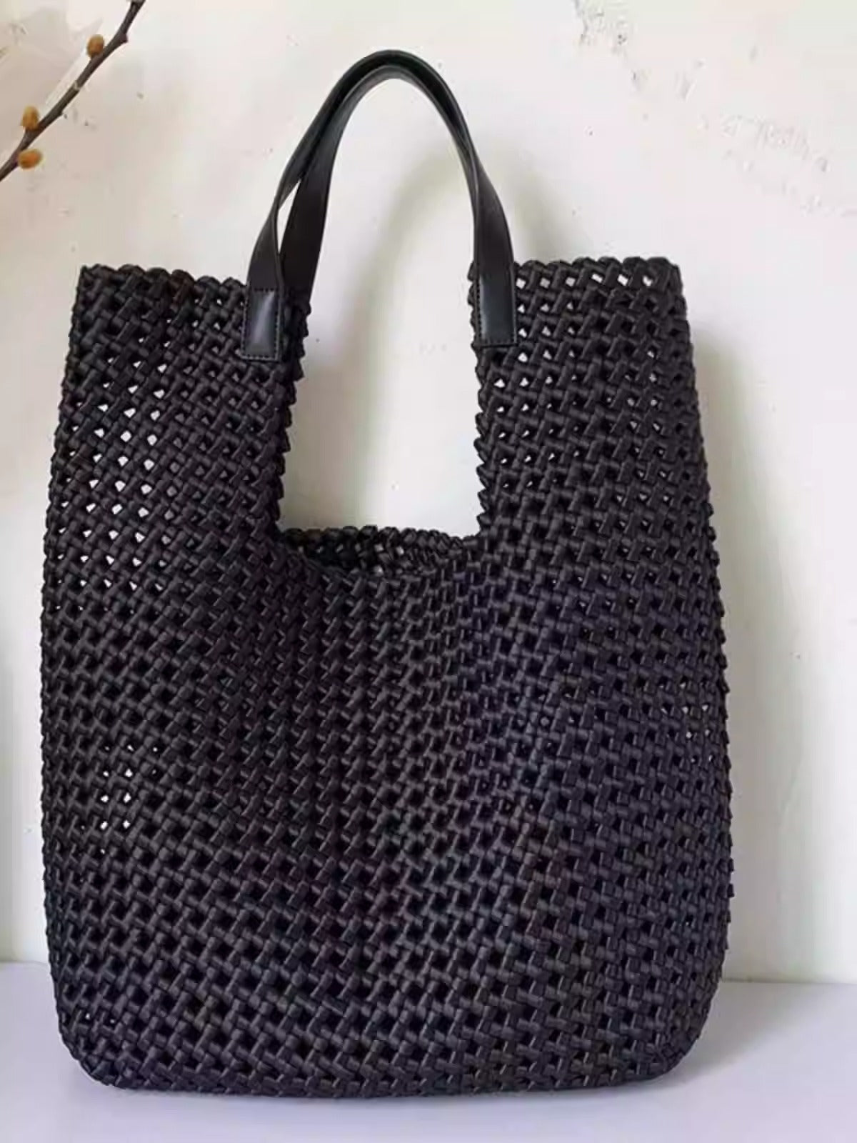 WovenGrace Shopper | Handwoven Tote by Bogdana Fashionbags