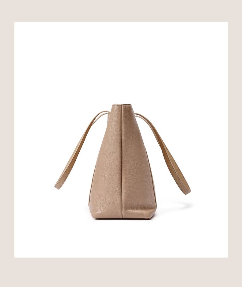 Spacious Leather Tote