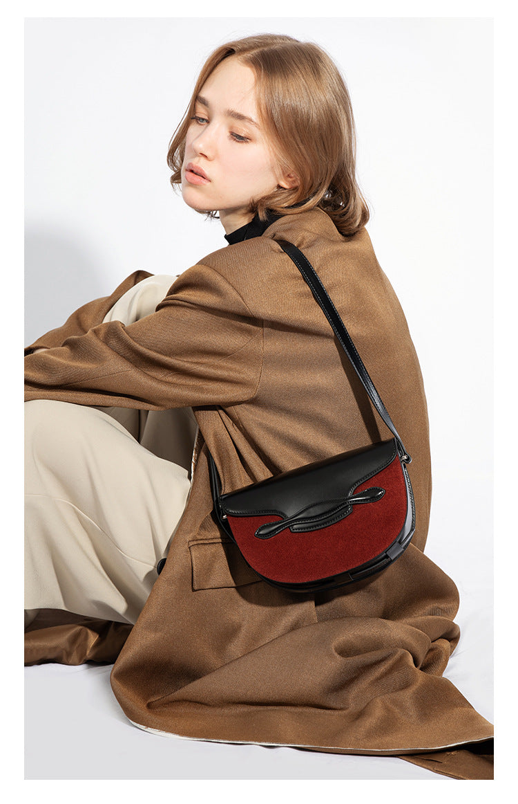 BORGIA | Signature Suede & Leather Crossbody