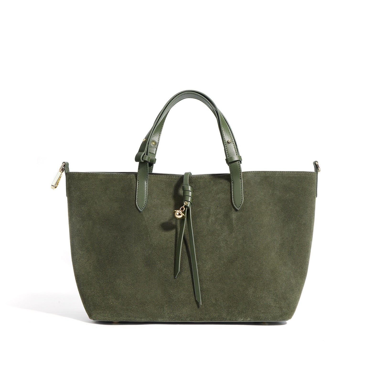 Suede Transformer Bag “Elegance Redefined”