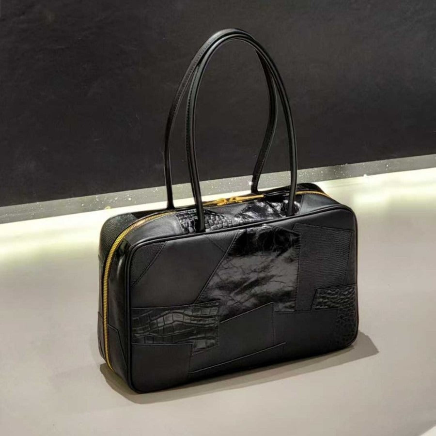“Vera Forma” | Genuine Cowhide Leather Bag in Two Sizes