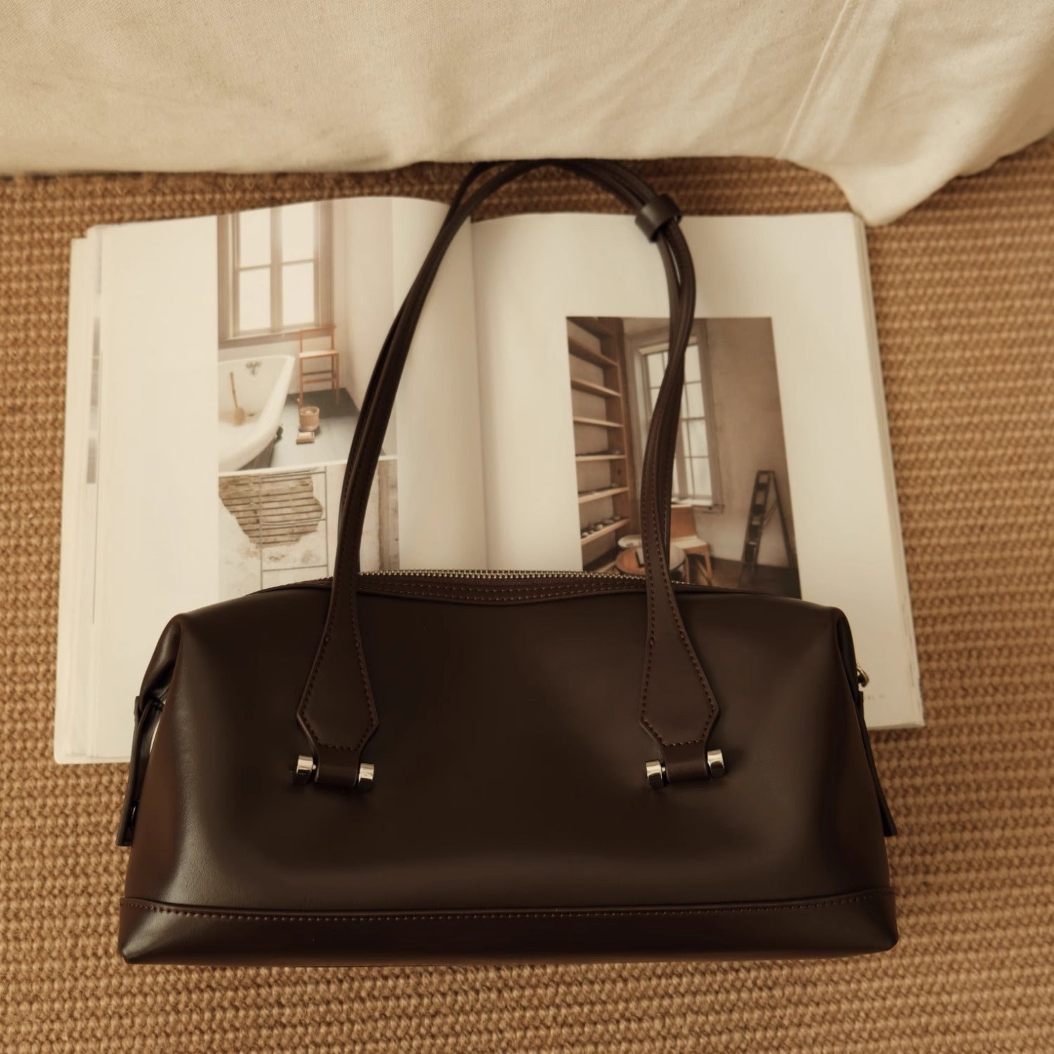 Leather Elegance Crossbody Bag – Genuine Leather Shoulder Bag for Everyday & Evening Style