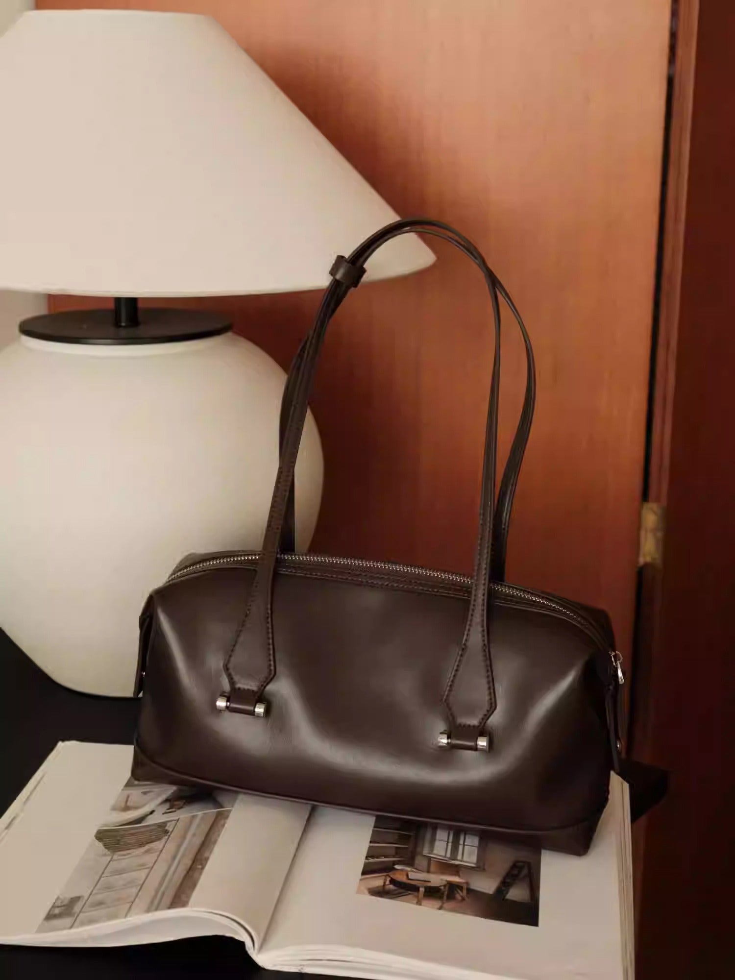 Leather Elegance Crossbody Bag – Genuine Leather Shoulder Bag for Everyday & Evening Style