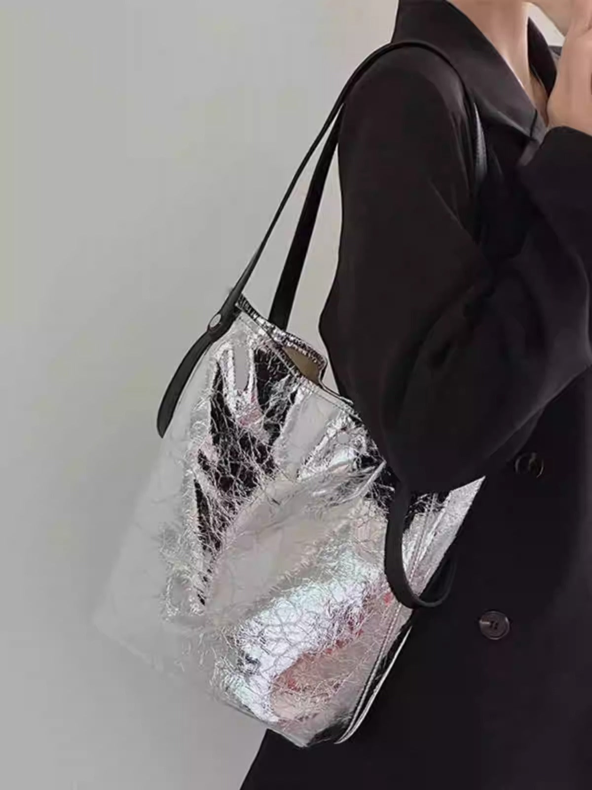 BOGDANA METALLIC TOTE BAG – COSMIC CHIC IN EVERY DETAIL