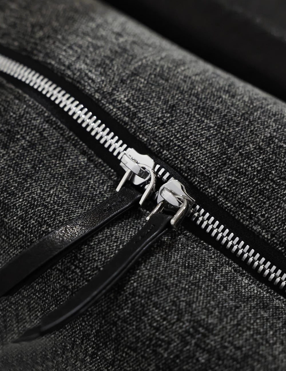 Structured Shoulder Bag – Genuine Leather & Fabric Tote for Everyday Style