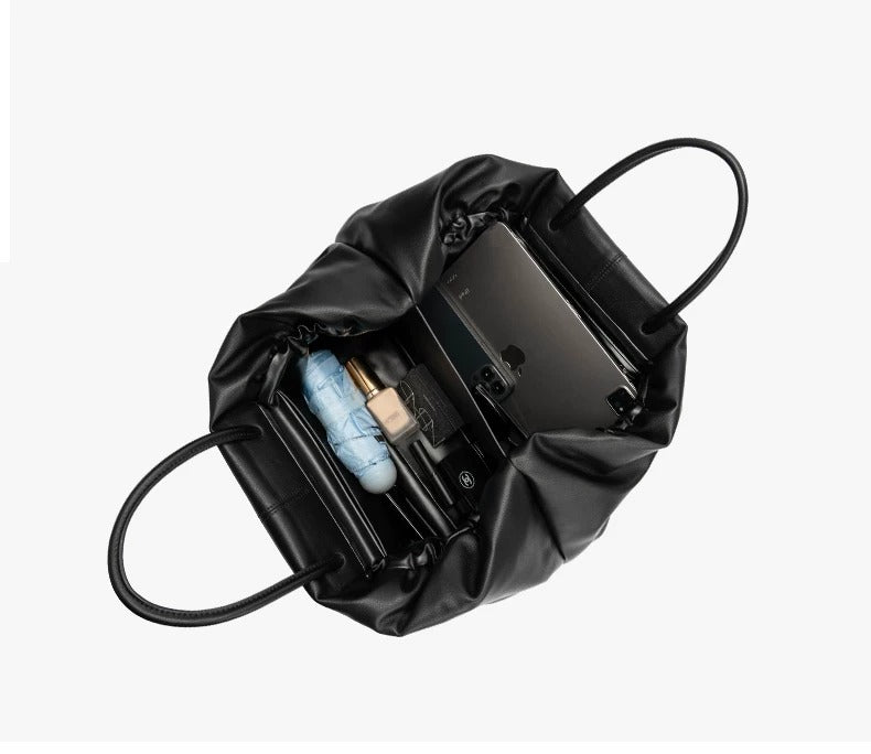 THE AVELINE TOTE – Genuine Leather Oversized Handbag