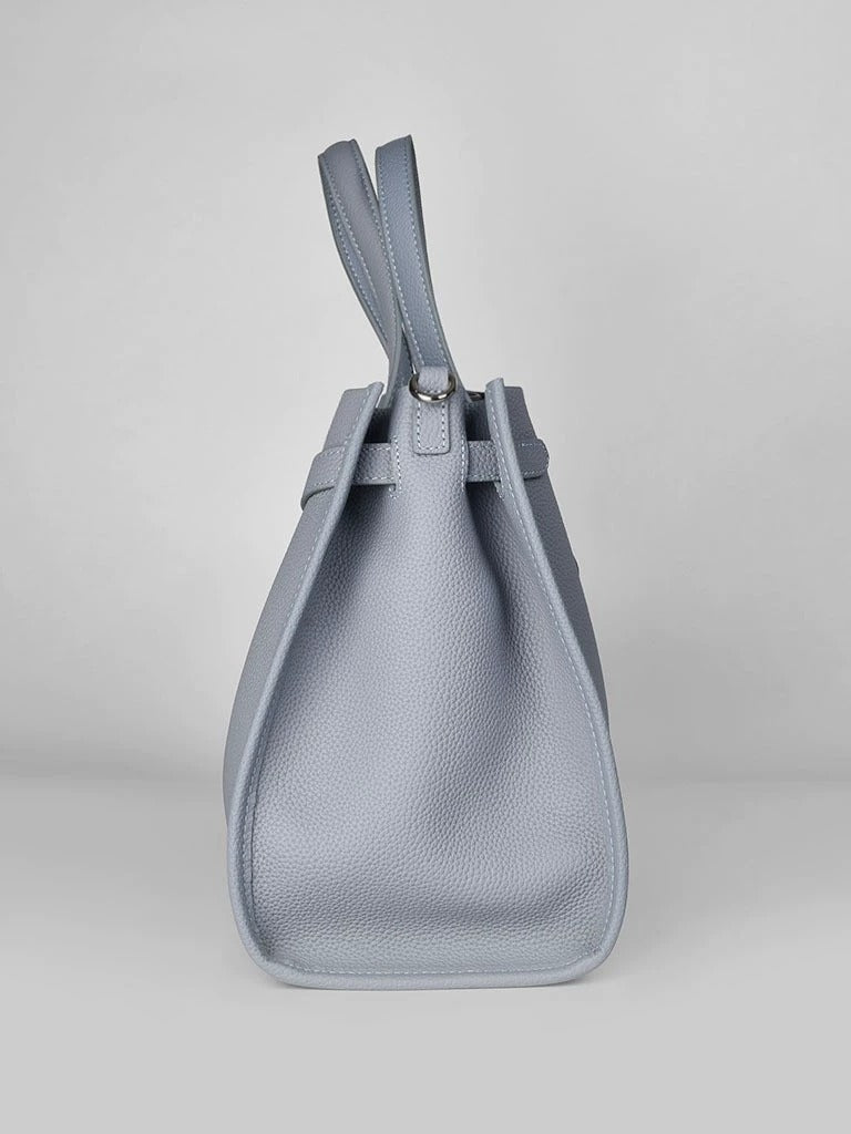 ALTANAI — genuine leather tote bag with a long adjustable strap
