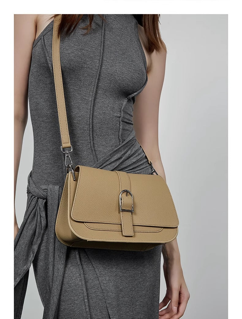 LÉCLAT – Premium Genuine Leather Bag with Timeless Structure. Women’s shoulder bag