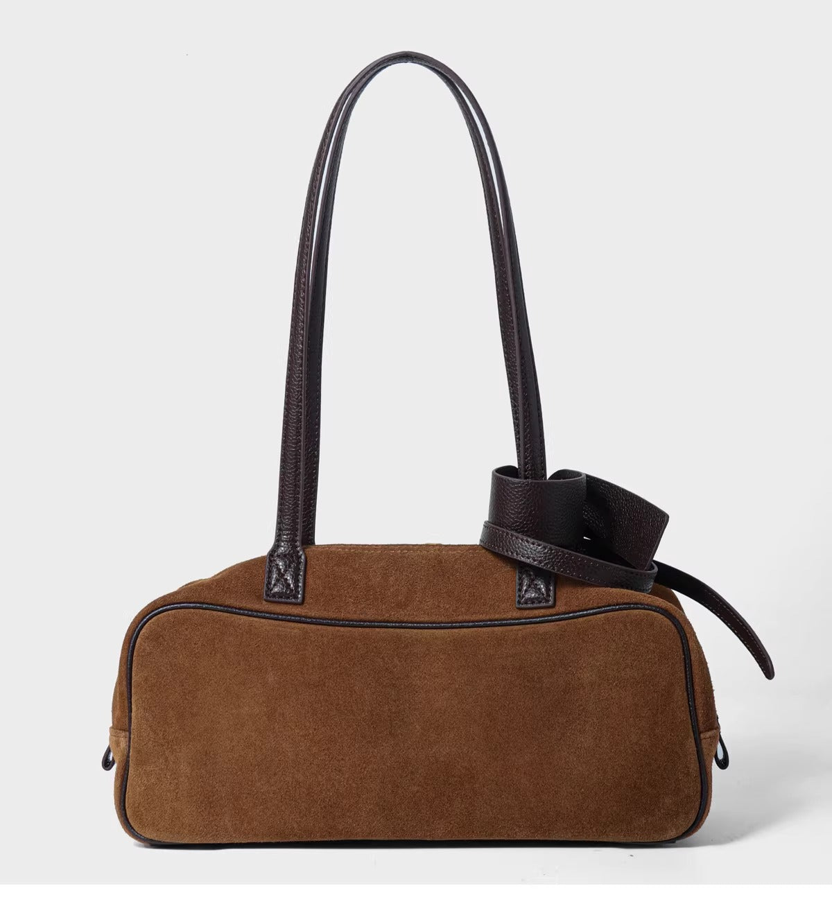 Siena Suede & Leather Shoulder Bag