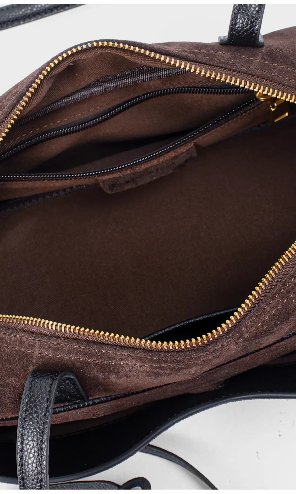 Siena Suede & Leather Shoulder Bag