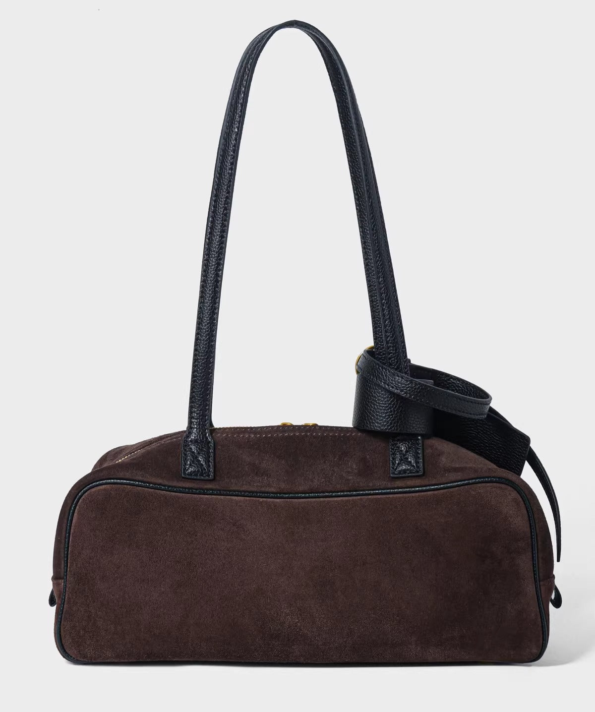 Siena Suede & Leather Shoulder Bag