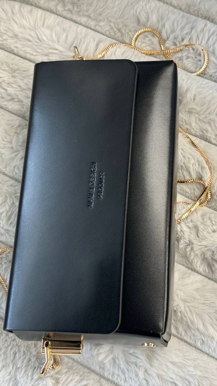 “Dual Charm” – Genuine Leather Bag with Two Straps