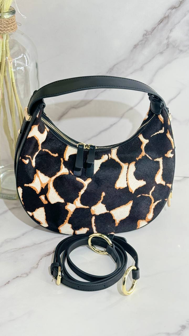 Bella Fierce – Italian Bag Made of Genuine Leather and Fur