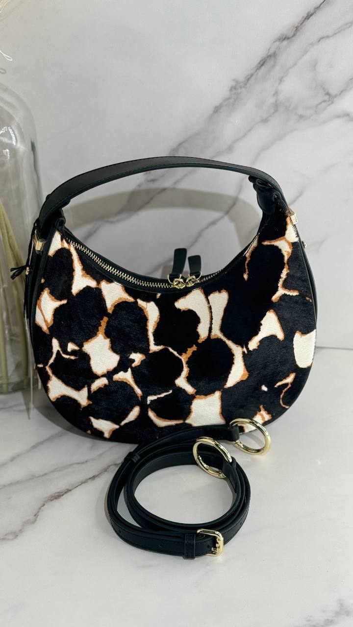 Bella Fierce – Italian Bag Made of Genuine Leather and Fur