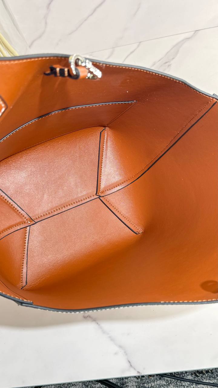 Verona Luxe Leather Tote