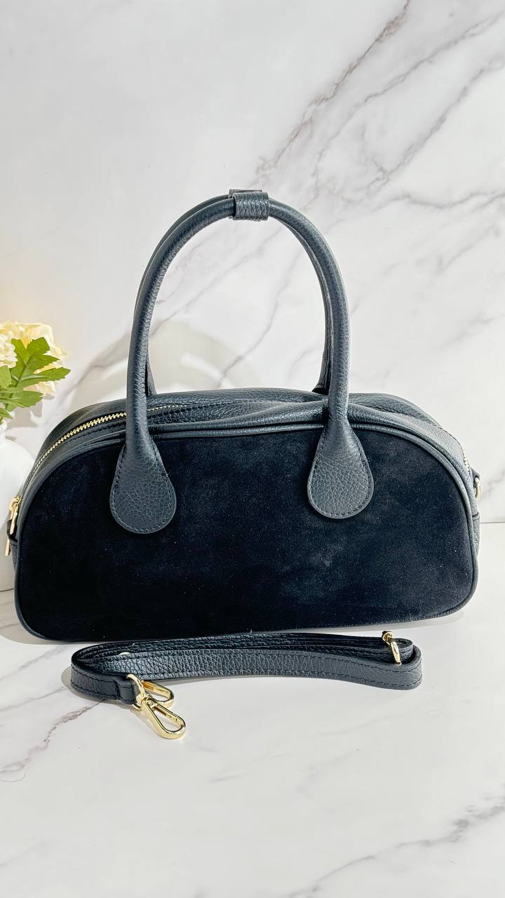 Amalfi Elegance Leather Satchel