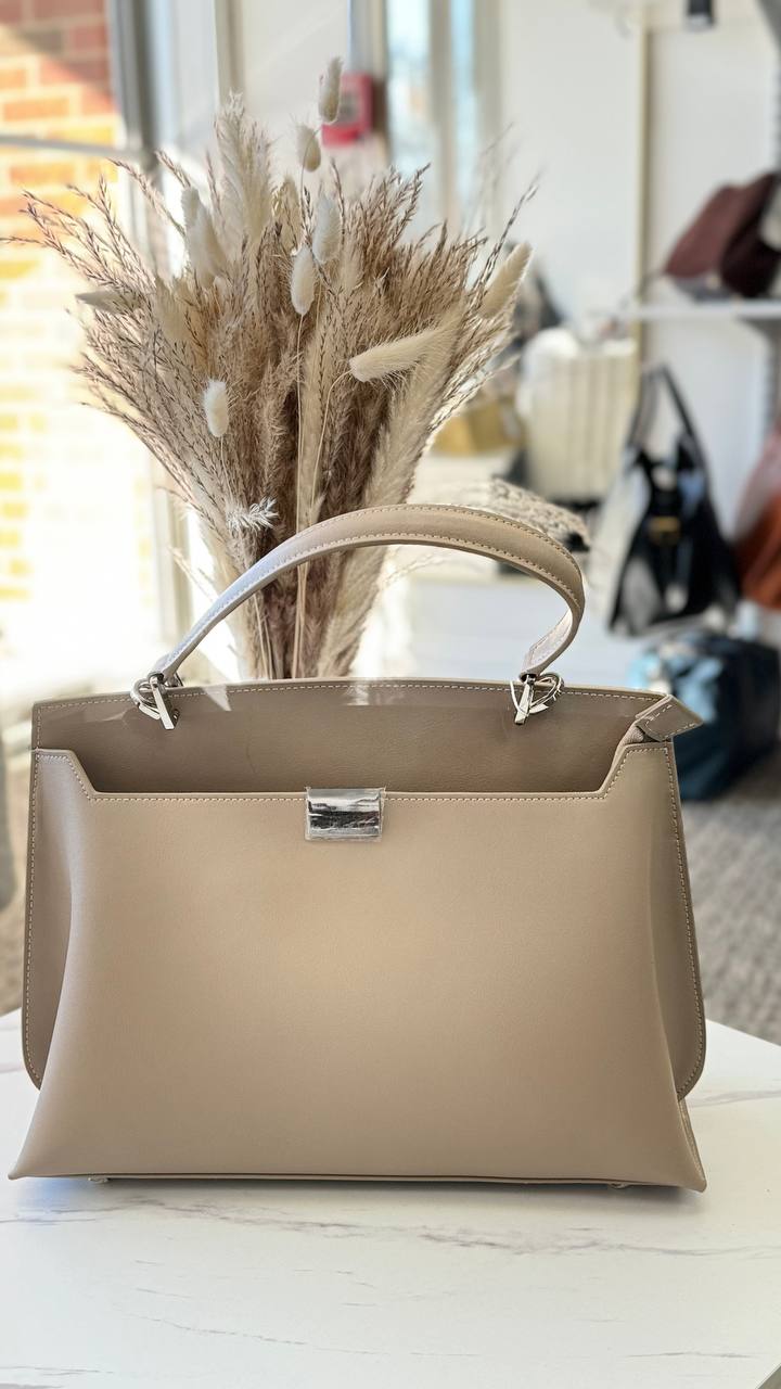 “Executive Chic” — Genuine Leather Bag
