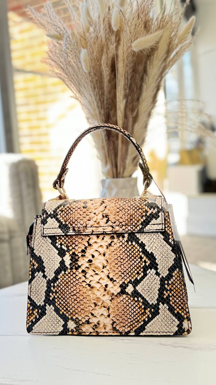 Exotic Elegance” – Genuine Leather Bag