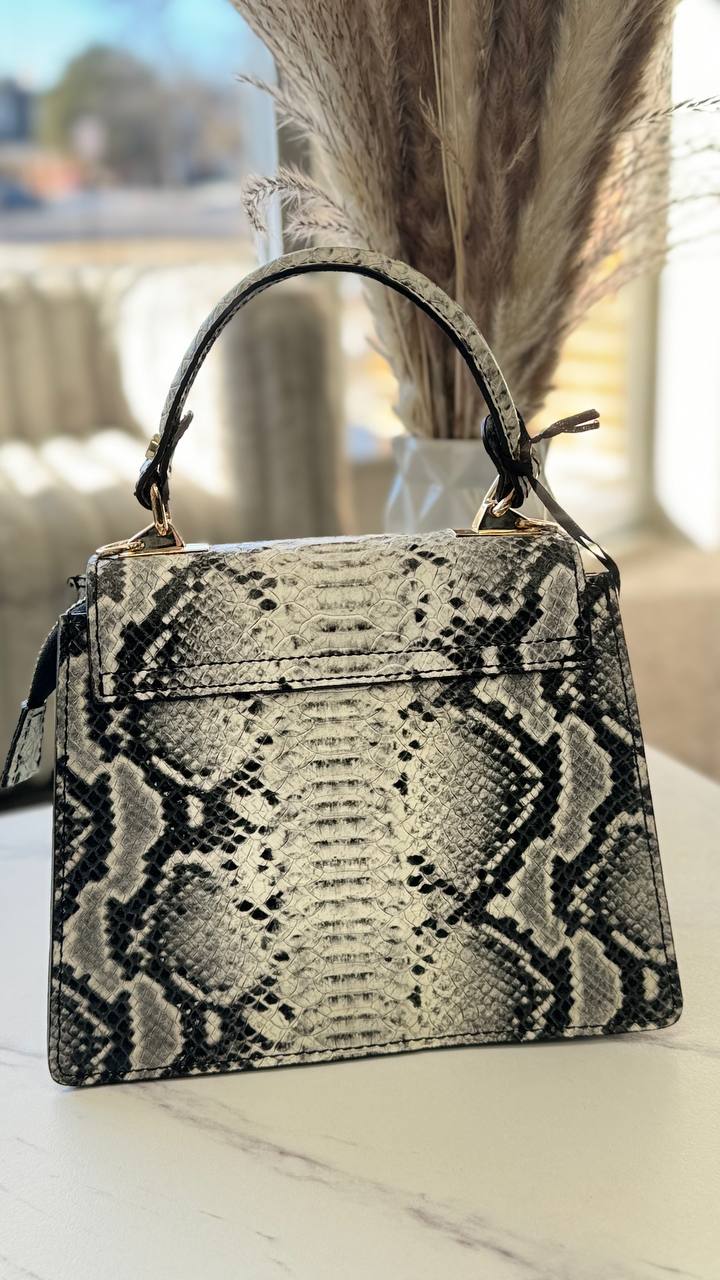 Exotic Elegance” – Genuine Leather Bag