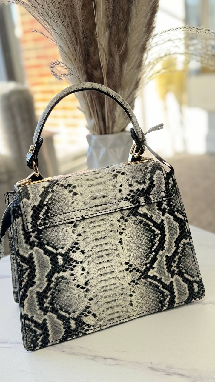 Exotic Elegance” – Genuine Leather Bag