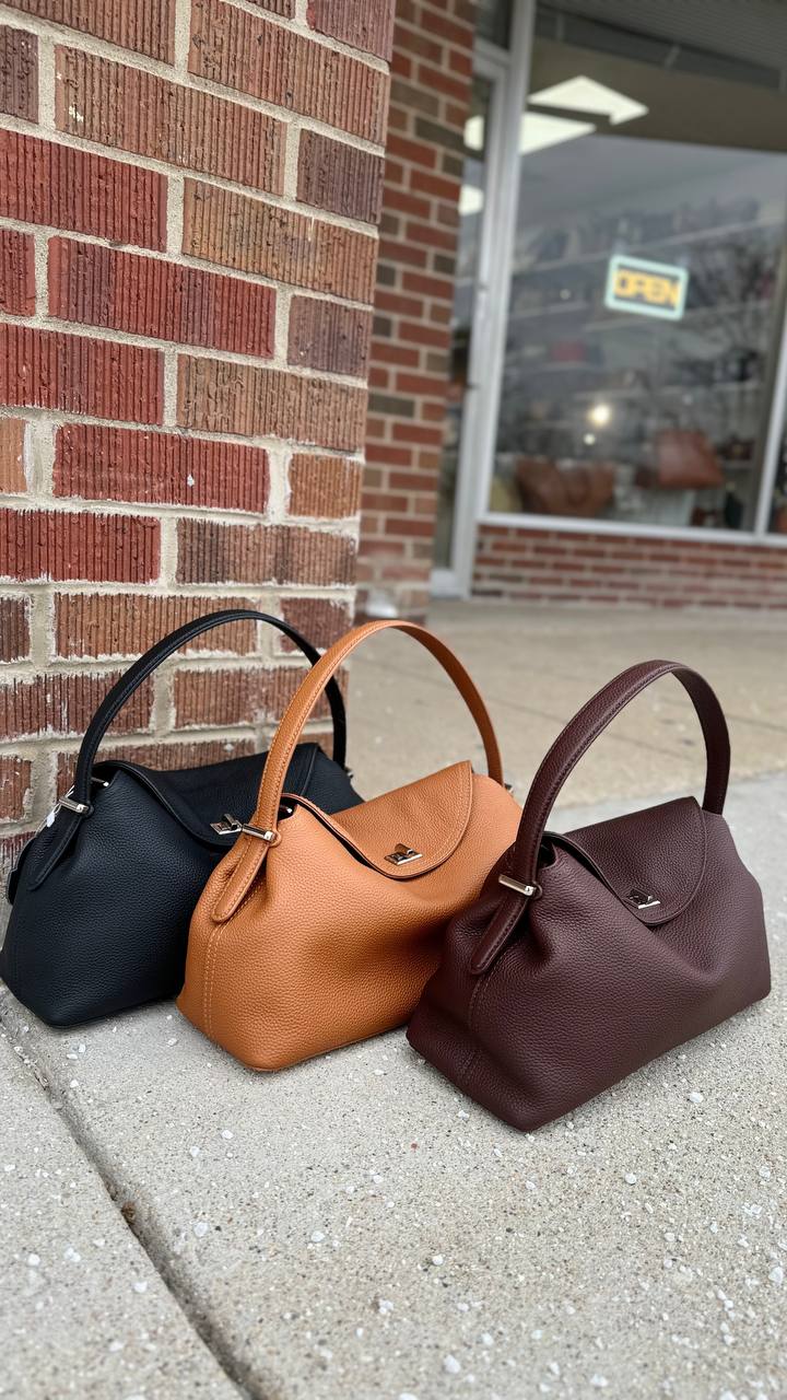 Metropolitan Luxe Bag — with long adjustable crossbody strap