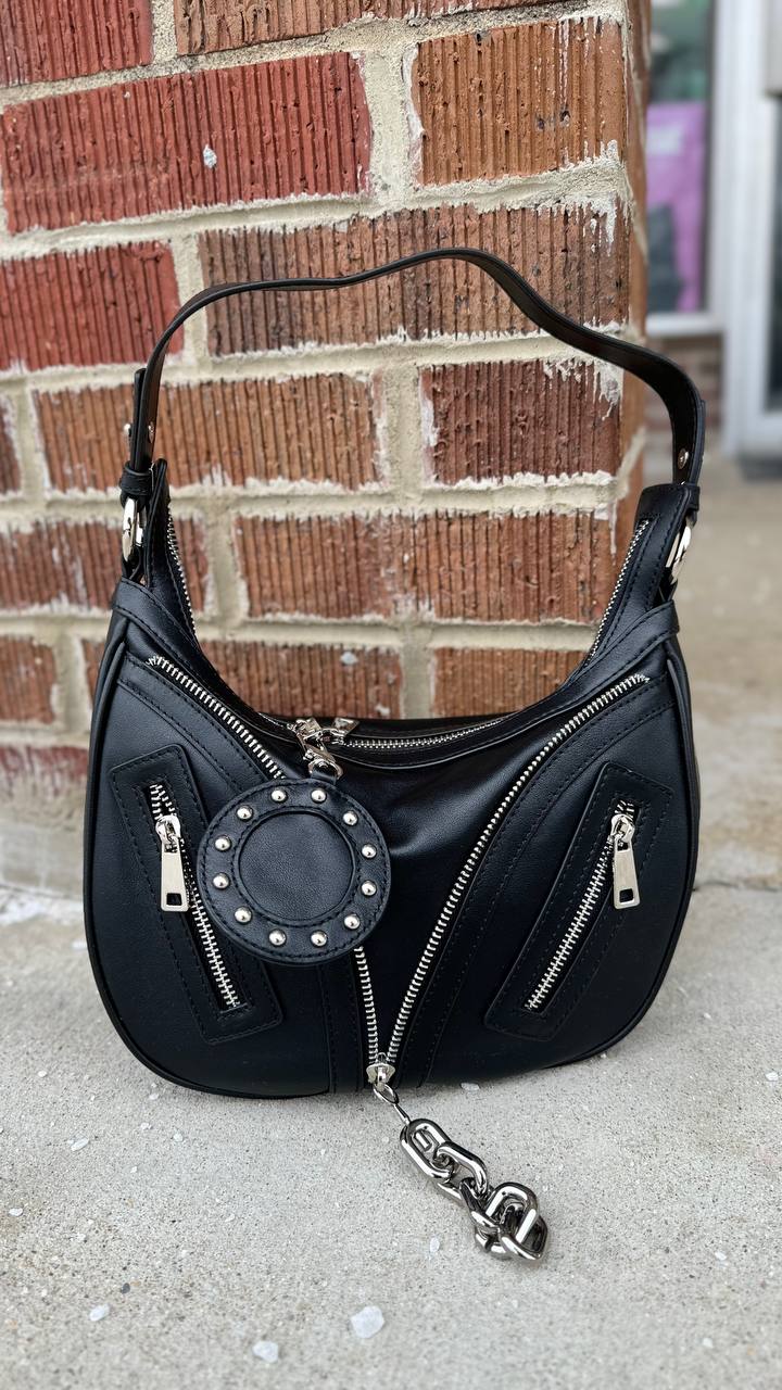 Urban Rebel Bag – Bold Style in Genuine Leather with a Chic Top Handle